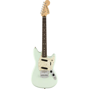 Fender American Performer Mustang - Satin Sonic Blue w/ Gig Bag