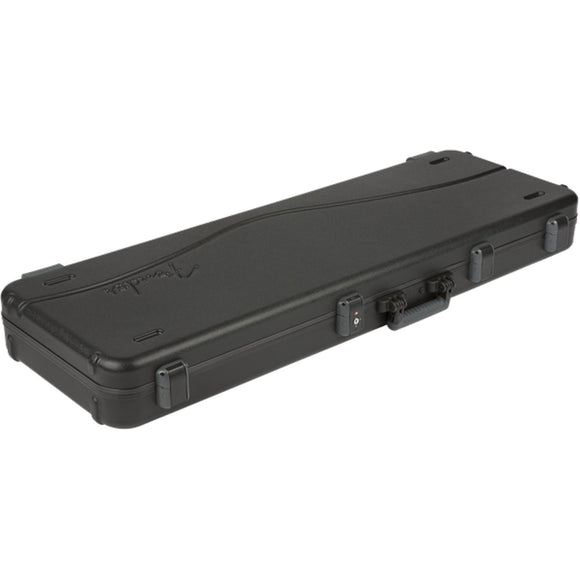 Transport and store your electric bass in style with this deluxe molded case, designed specifically for your instrument. Combining advanced materials with a new nested stacking design and TSA-accepted locking center latch, this case will help your guitar arrive at its destination unharmed.