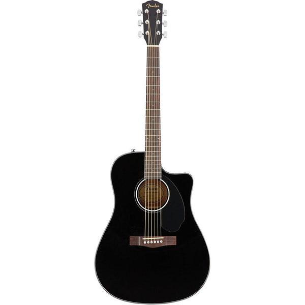 Fender CD-60SCE エレクトリックアコースティックギター ブラック Fender CD-60SCE Dreadnought Black【フェンダー・エレアコ