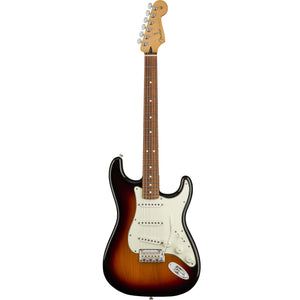 Fender has long-established its preferred tonewoods, and the Player Series Stratocaster retains their iconic Alder and Maple combination. The Alder body emits a balanced sound with a tight low-end, plenty of mid-range punch and a crisp presence, serving as a great foundation for the trio of single-coil pickups.
