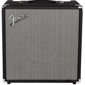 The all-new Fender Rumble Series is a mighty leap forward in the evolution of portable bass amps. Re-engineered from the ground up, new Rumble amps are lighter and louder than ever, with even more power and a classic Fender vibe. A newly developed foot-switchable overdrive circuit and versatile three-button voicing palette deliver powerful tones ideal for any gig.