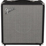 The all-new Fender Rumble Series is a mighty leap forward in the evolution of portable bass amps. Re-engineered from the ground up, new Rumble amps are lighter and louder than ever, with even more power and a classic Fender vibe. A newly developed foot-switchable overdrive circuit and versatile three-button voicing palette deliver powerful tones ideal for any gig.