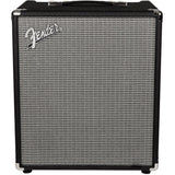 For bassists everywhere at all levels, Fender Rumble bass combos are re-engineered to be astoundingly compact, portable and lightweight, with seismic Fender bass tone and stage-worthy features. The stylish Rumble 100 combo pumps 100 watts of pure Fender bass muscle and finesse. Lighter and louder than ever, it's built with great features including classic Fender styling, 12" Eminence® speaker, overdrive circuit, versatile three-button voicing and more. A must-have combo for any bassist.