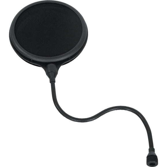 The GM-POP FILTER from Gator Frameworks provides the perfect protection against plosives and popping. This double-layered, split level filter attaches quickly to most standard mic shafts and booms with an adjustable C-clamp.