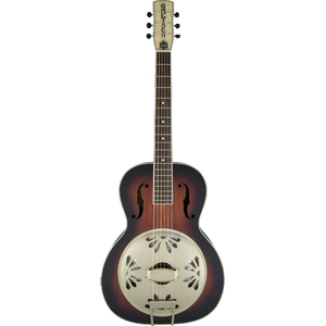 Like all fine Gretsch resonator guitars, the vital feature of the Gretsch G9240 Alligator Round-Neck Resonator is the Gretsch "Ampli-Sonic™" diaphragm (resonator cone). Hand-spun in Eastern Europe from nearly 99-percent pure aluminum, the Ampli-Sonic diaphragm yields an impressive quality and volume of tone.