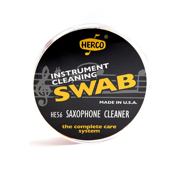 The Herco saxophone hanki swab is a synthetic cloth that will not harden or dry out. Brush made of long lasting nylon, nylon cord and metal weight.