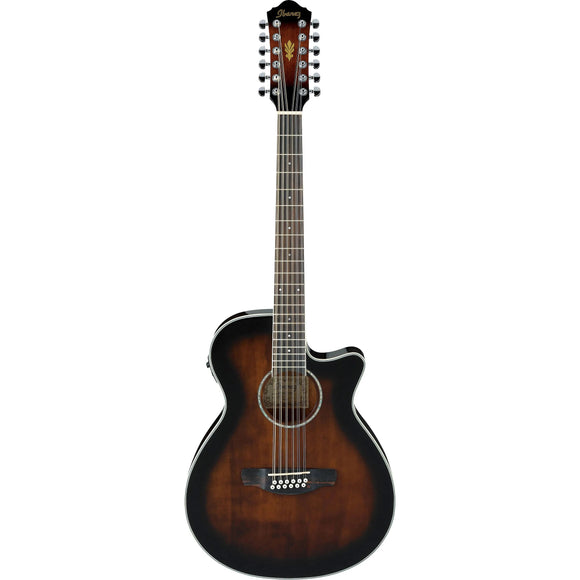 Reimagining their popular AEG line, Ibanez is pleased to offer the improved AEG5012. Featuring the same slimmer body depth design of past AEG offerings, the AEG5012 is an ideal performance acoustic. A spruce top with sapele back and sides provide for rich, full tone.