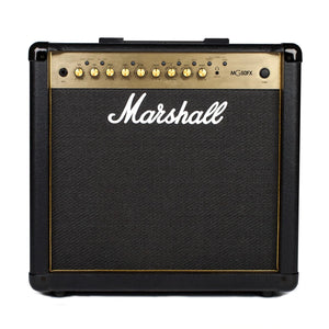 The Marshall MG50GFX 50-Watt Amplifier w/ Effects is loaded with pure Marshall tone. You get your choice of Clean, Crunch, OD1, and OD2 channels that you can shape with a 3-band EQ. You also get integrated reverb, delay, and digital effects.
