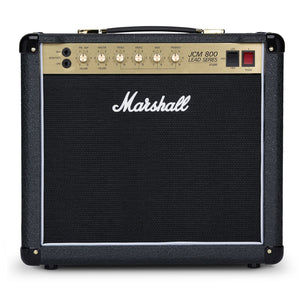 The Studio Classic SC20C combo effortlessly replicates that definitive Marshall JCM800 2203 roar, all packed into a portable 20W for today’s player. Originally introduced in the 80’s, the JCM800 2203 established itself by uniting iconic Marshall design with that genre defining heavy rock crunch. Already played by guitar heroes the world over, but now remastered for the modern day with power reduction from 20W to 5W, letting you take your tone to the home.