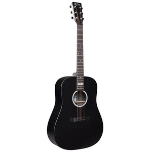 The Martin DX Johnny Cash w/ Bag is a nod to the history between Johnny Cash and Martin Guitar. Designed in collaboration with John Carter Cash and the Cash Foundation management team, the guitar features a classic Dreadnought body shape constructed with Jett black high-pressure laminate (HPL) top, back and sides.