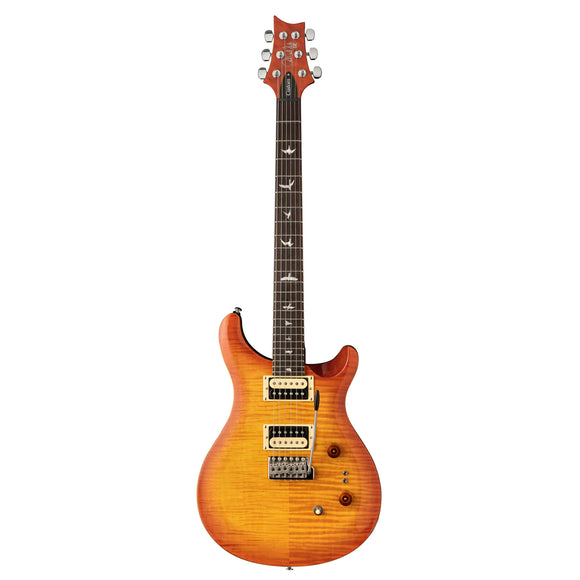 The Custom 24 is the quintessential PRS guitar: the iconic guitar that started it all back in 1985. The Custom 24-08 keeps all the foundational specs of the instrument, while taking the Custom platform to new sonic territories. Like the Core Series instrument, the SE Custom 24-08 features two mini-toggle coil tap switches that individually split the humbuckers into true single coils for a total of eight pickups configurations.