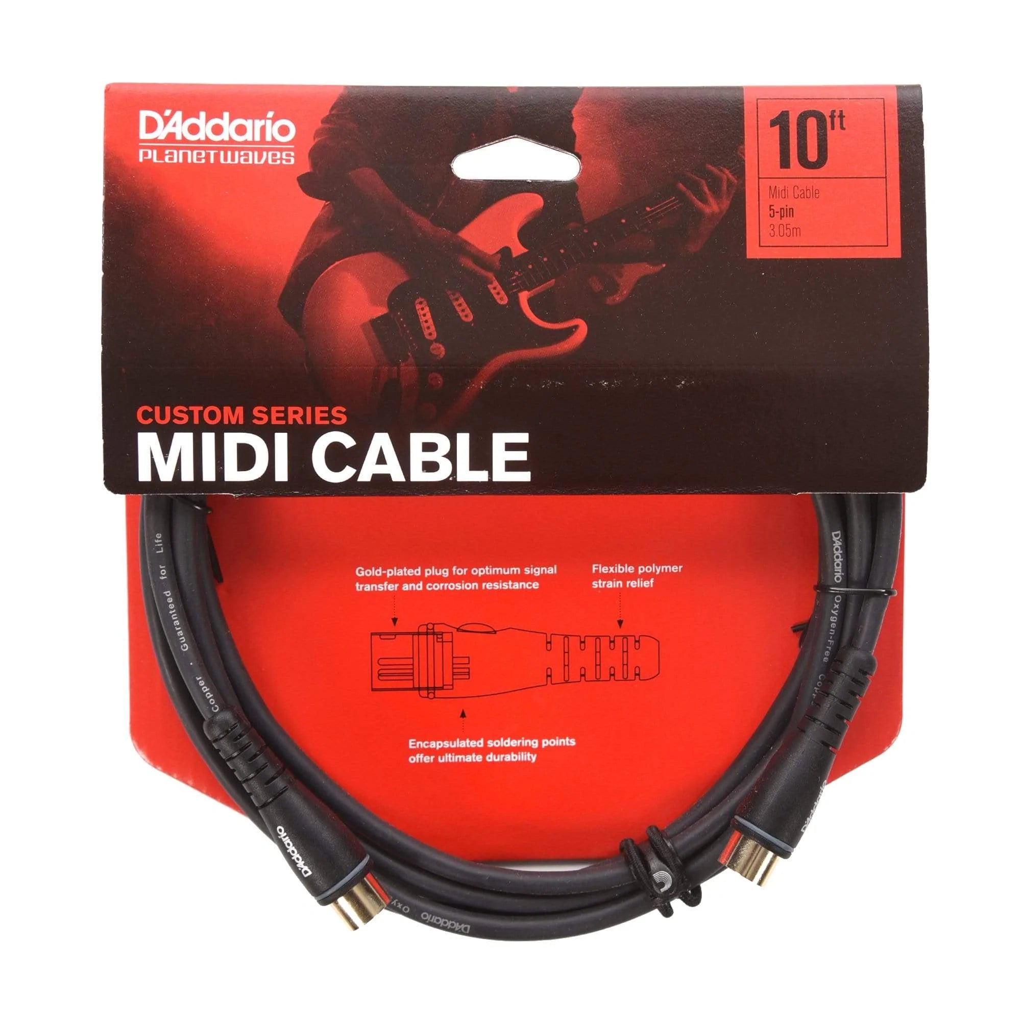 D'addario 10' MIDI Cable – Ardens Music