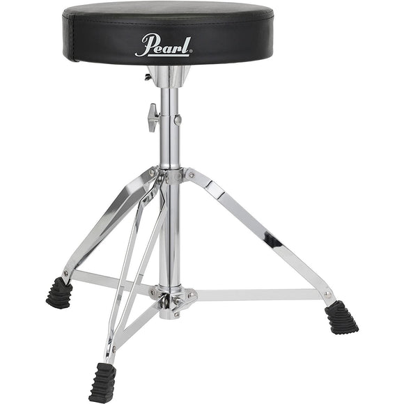 The D50 throne features a round vinyl covered cushion, double braced tripod, and is height adjustable between 18