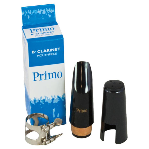 Mouthpiece Kit, Primo Student Bb Clarinet Mouthpiece, Lig, & Cap Tip Opening: 1.22Mm, Medium Facing