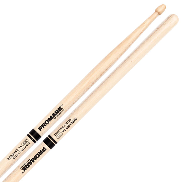 The Pro-Mark 7A Wood Tip Drum Sticks are a smaller 7A size. This is perfect for players that need to play quickly or quietly or both!