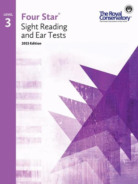 RCM Four Star Sight Reading & Ear Tests - Level 3 is the third book in this graded series that guides students in developing comprehensive sight-reading ability and musical understanding. Assignments are organized into daily sight-reading and weekly ear tests.