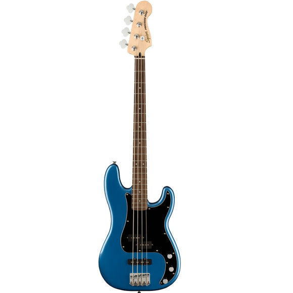 A superb gateway into the time-honored Fender® family, the Squier Affinity P/J Bass - Lake Placid Blue delivers legendary design and quintessential tone for today’s aspiring bassist.