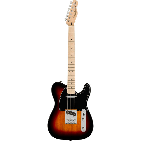A superb gateway into the time-honoured Fender® family, the Squier Affinity Telecaster - Sunburst Maple Fretboard delivers legendary design and quintessential tone for today's aspiring guitar hero. 