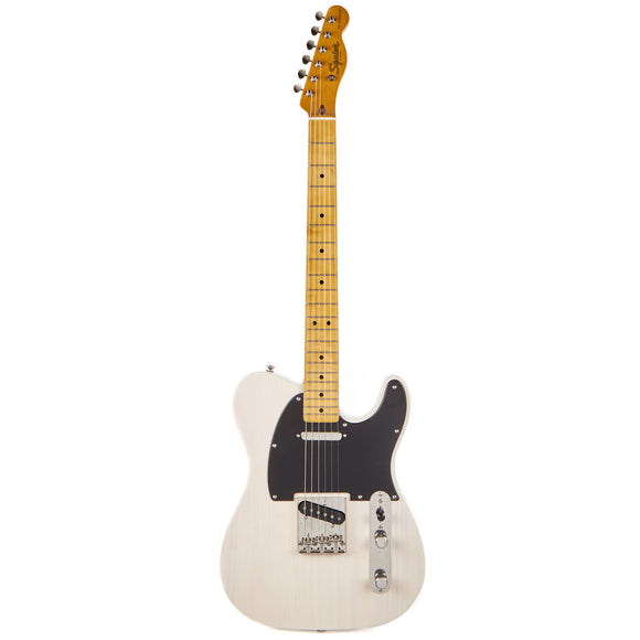 A celebration of the birth of the Tele® in the early 1950s, the Squier Classic Vibe '50s Telecaster - White Blonde creates incredible tone courtesy of the Fender-Designed alnico single-coil pickups.