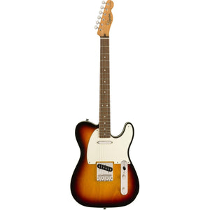 A nod to the double-bound Tele® models of the 1960s, the Squier Classic Vibe '60s Custom Telecaster - Sunburst creates incredible tone courtesy of the Fender-Designed alnico single-coil pickups.