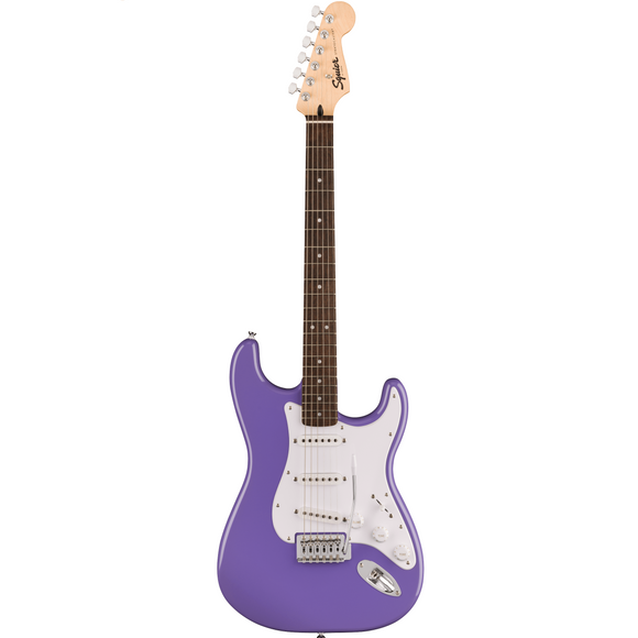 The Squier Sonic™ Stratocaster® is ready to launch any musical adventure into warp speed, offering iconic Fender® style and inspiring tone for players at any stage. This Strat® sports a slim and inviting “C”-shaped neck profile and a thin, lightweight body for optimal playing comfort while a trio of Squier® single-coil pickups chime with crystal clarity for a wide variety of versatile tones.