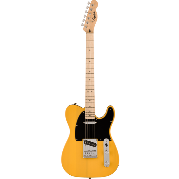 The Squier Sonic™ Telecaster® is ready to launch any musical adventure into warp speed, offering iconic Fender® style and inspiring tone for players at any stage. This Tele® sports a slim and inviting “C”-shaped neck profile and a thin, lightweight body for optimal playing comfort while a pair of Squier® single-coil pickups chime with crystal clarity for a wide variety of versatile tones. 