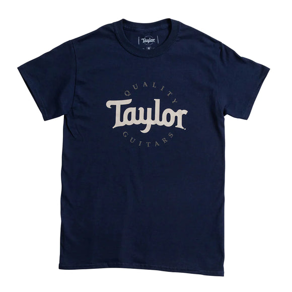 Taylor 2-Colour Logo T Shirt - Navy, M