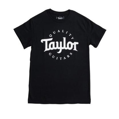 A must for every musician, the black logo T-shirt is a classic tribute to Taylor's heritage. Made from 100% pre-shrunk cotton.