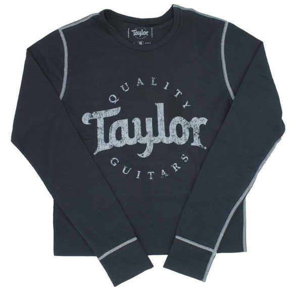 Stay warm in this comfortable long-sleeve waffle thermal shirt cut for a slimmer fit (sizing up recommended). With a gray Taylor logo and contrasting stitching, this shirt is made from a 60/40 cotton/poly blend for an ultra soft comfort and feel.