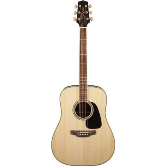 The Takamine GD51-NAT Acoustic Guitar is a classy dreadnought-style guitar that features deluxe cosmetic appointments, solid-top construction and a warm, resonant sound that will bring out the best in your music.