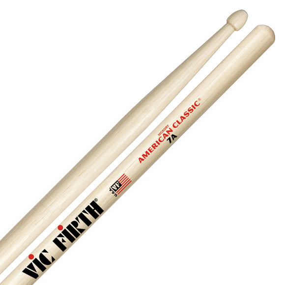 This Vic Firth 7a stick is a wood tip stick with a very small size.