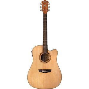 The Washburn Harvest Series D7SCE is the acoustic-electric companion to our D7S and features the same Solid Spruce top and Select Mahogany back and side pairing.  The solid top and quarter sawn, scalloped Sitka Spruce bracing help define note clarity throughout the entire register of the instrument, making it unparalleled in it’s price range.