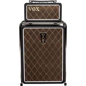 For a small amp with jaw-dropping British punch, look to the Vox Mini Superbeetle MSB25 Mini-Stack Amplifier. Fueled by a NuTube-equipped analog preamp circuit, this 25-watt mini stack exudes authentic Vox tones.