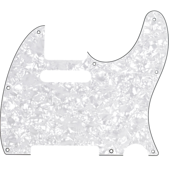 Fender Telecaster Pickguard - White Pearl