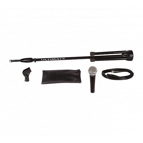 The Stage Performance Kit combines the world’s most legendary microphone with an XLR cable and robust mic stand to give you all you need for performing live. 