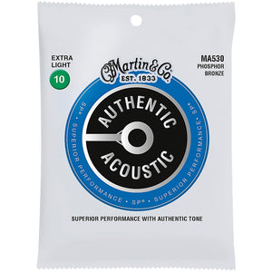 Martin MA530  Phosphor Bronze Acoustic Strings Extra Light
