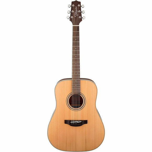 For players looking for a different sound, the Takamine GD20-NS Acoustic - Natural combines a solid cedar top with mahogany back and sides to produce a warm, detailed tone that works beautifully for a wide range of musical styles.
