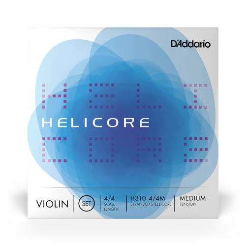 Helicore violin strings are crafted with a multi-stranded steel core, resulting in optimal playability while producing a clear, warm tone. These strings are known for their quick bow response and excellent pitch stability, making them a go-to choice for players of all musical styles.