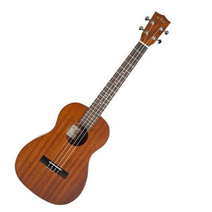 The Kala KA-B Baritone ukulele is highlighted with a satin finish and cream binding. Built and designed to stand the test of time. A great baritone ukulele for beginner to advanced players! 