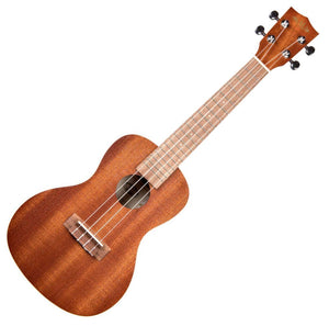 The Kala KA-C Concert ukulele's traditional design is highlighted with a satin finish and cream binding. An amazing concert Ukulele for beginner to advanced players alike. 