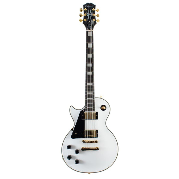 The new Les Paul Custom is part of Epiphone’s Inspired by Gibson Collection and honors the 1950s classic designed by Mr. Les Paul himself in 1954 as the “tuxedo” version of his groundbreaking solid body masterpiece. 