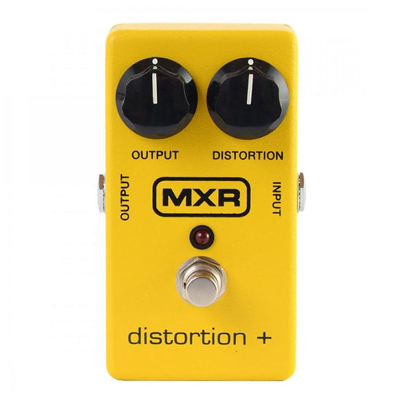 The MXR M104 Distortion Plus delivers everything from cool overdriven blues tones to huge ’80s hard rock distortion.