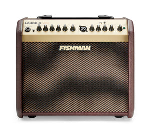 The Fishman Loudbox Mini delivers the tonal quality that has made the Fishman name the standard for great acoustic sound. The Mini packs 60 watts of clean acoustic power, and has two channels featuring Fishman's legendary preamp and tone control designs.