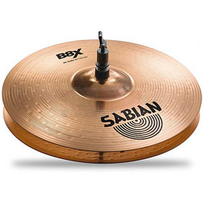 The Sabian B8X 14" Hi-Hats have crisp and lively stick and pedal responses and they are very bright with definite, clean, and penetrating tones.