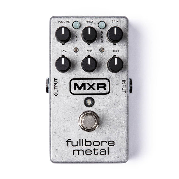 Ultimate riff power is yours with the Fullbore MetalDistortion pedal from MXR. This compact but powerful device is all you need tounleash the most devastating contemporary metal guitar tones ever heard.