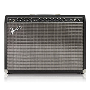 Simple to use and versatile enough for any style of guitar playing, there's a Fender Champion amp that's right for you whether you’re looking for your first practice amp or affordable stage gear. The 100-watt, dual-channel Champion 100 features two 12" Special Design speakers, with great amp voices and effects that make it easy to dial up just the right sound—from jazz to country, blues to metal and more.