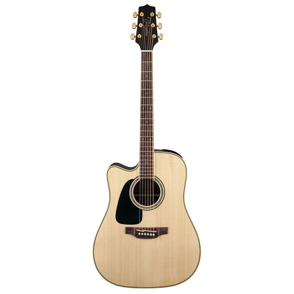 With deluxe appointments, solid-top construction and great performance features, including a Venetian-style cutaway and Takamine electronics system, the left-handed Takamine GD51CE Left Handed Acoustic/Electric is built to bring your music center stage.