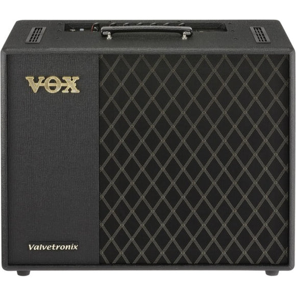 The Vox VT100X features a brand new modeling engine and sounds even better than ever! By using VET (Virtual Element Technology), which is based on an analysis of the components and amp circuits themselves, VTX amplifiers produce the most accurate and realistic amplifier sounds to date.