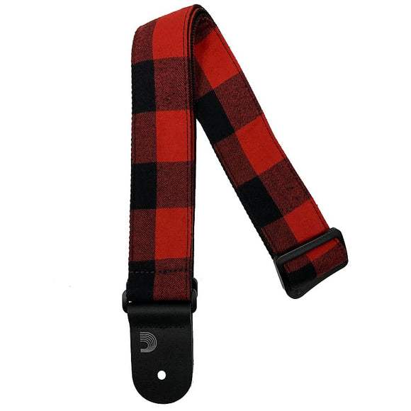 Planet Waves Flannel Strap - Red