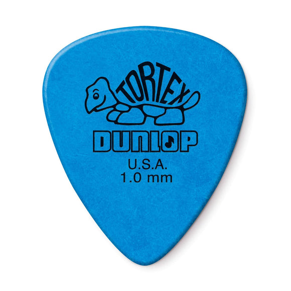 Dunlop 1.0mm Blue Tortex Guitar Picks (Bag of 12)